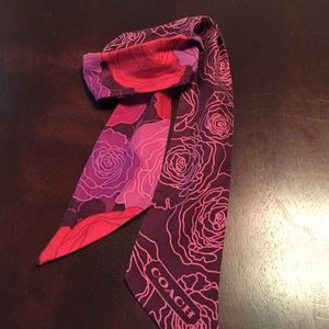 Purple Coach Scarf !