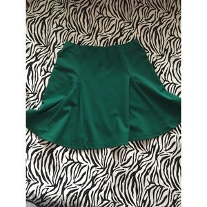 everest green mini skirt