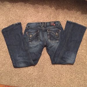 Lucky jeans, hem needs slight repair