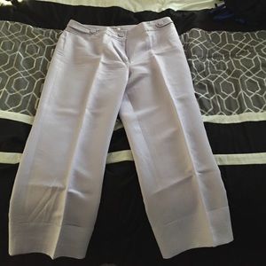 Ann Taylor Loft dress pants (capris) light purple