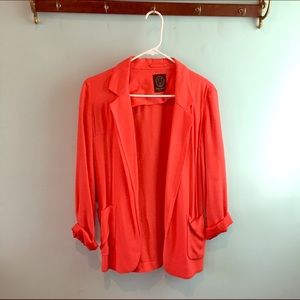 Red orange blazer