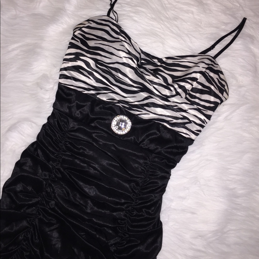 Silky body con dress