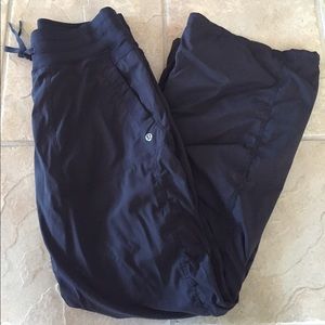 Lululemon Studio Pants, black, lined, size 8
