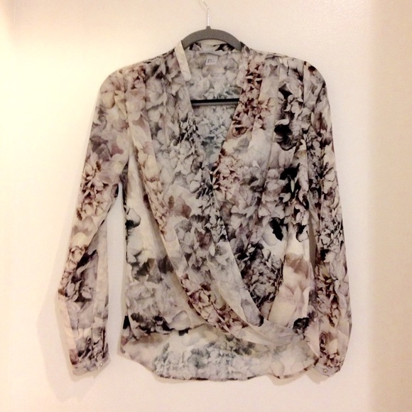 H&M long sleeve top blouse