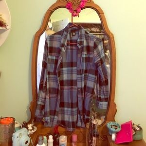 Blue cozy flannel