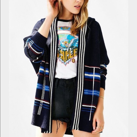 Urban Outfitters Ecote Hooded Open Cardigan - Picture 4 of 4
