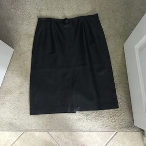Leather skirt