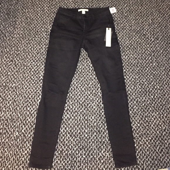 Black ripped jeans