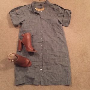 VINCE Chambray Dress