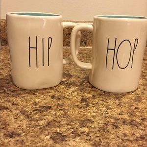 New Rae Dunn Hip/Hop mugs $10 each or $19 for both