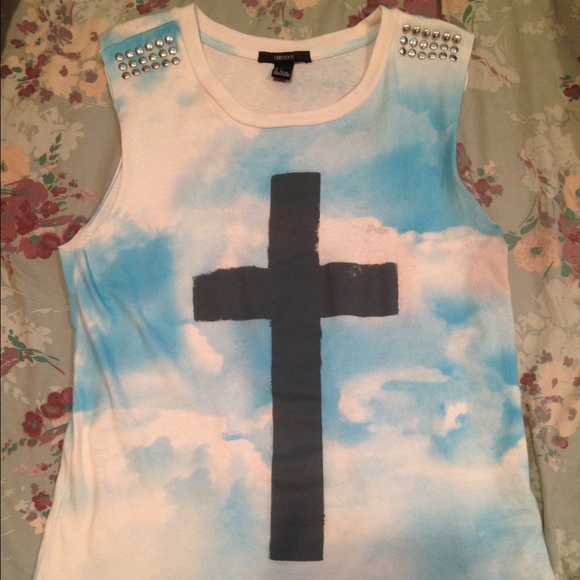 Tie-dye muscle tee shirt