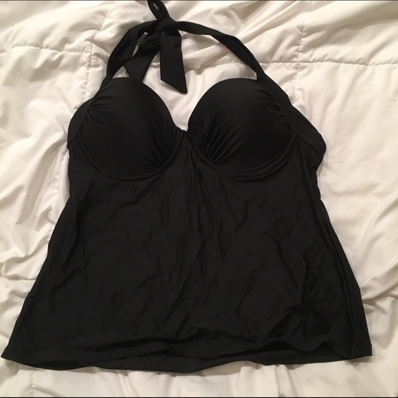 Merona Other - ☀️Flash Sale☀️✨NWOT Black halter tankini*