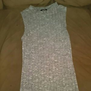 Sleeveless fitted top