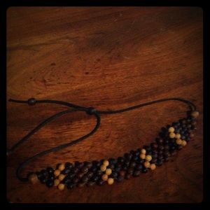 Boho Wooden Chocker Necklace