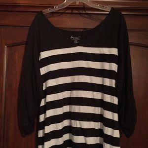 Lane Bryant Striped Shirt
