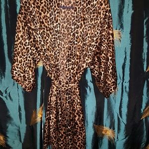 VS cheetah robe