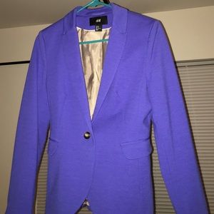 Never worn, bright blue H&M blazer