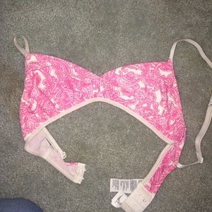 Pink design bralette