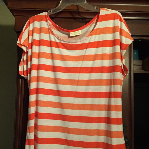 Orange ombré top