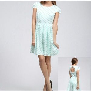 Moon collection "Sky Blue Dot Spring Dress"