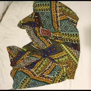tribal pattern maxiskirt