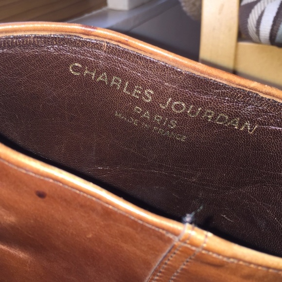 Vintage brown leather boots - Picture 2 of 3