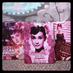 Audrey Hepburn Canvas Portraits