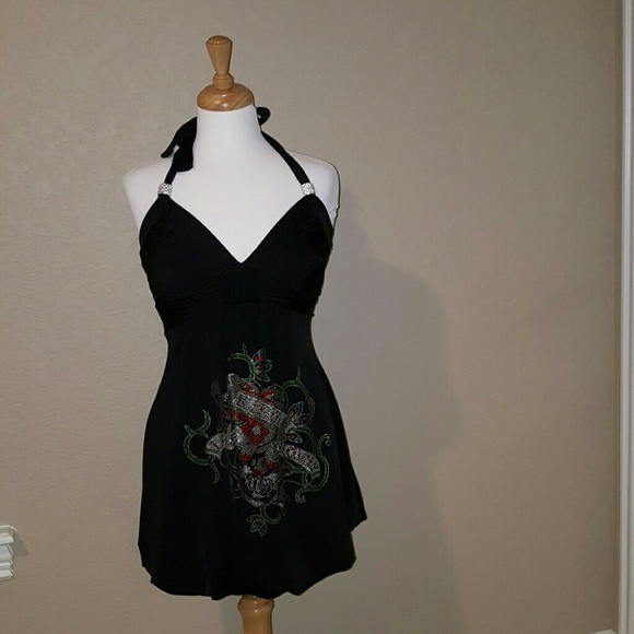 Ed Hardy black dress
