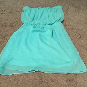 Strapless dress from Express