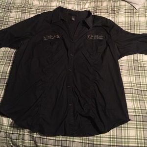 Lane Bryant top with metal stud accents