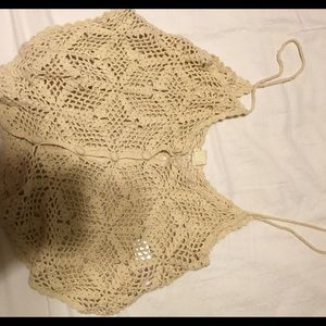 crochet bathing suit cover up top