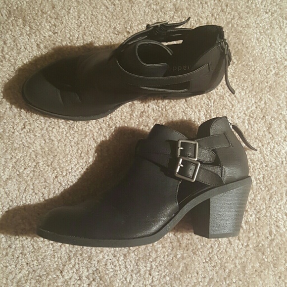Madden girl black booties