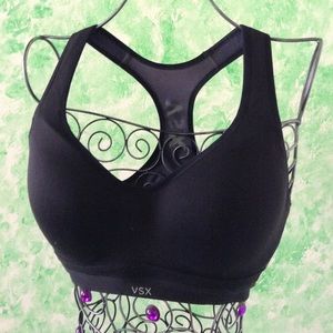 VS Victoria's Secret Black Gray Sports Bra