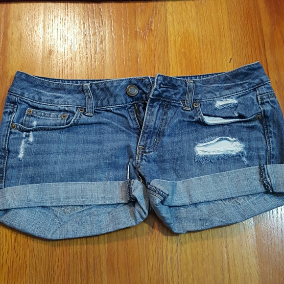 American eagle jean shorts