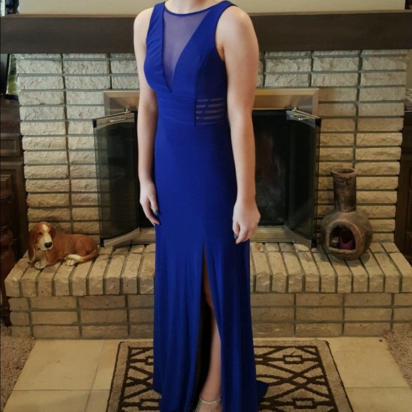 dillards Dresses Royal Blue Prom Dress Poshmark