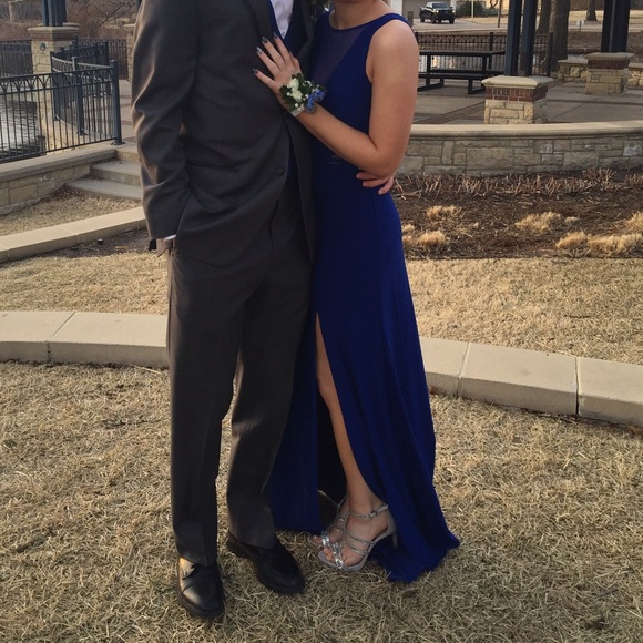 dillards Dresses Royal Blue Prom Dress Poshmark