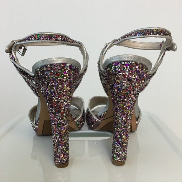 🔻Multicolored Glitter Sandals - Picture 2 of 7