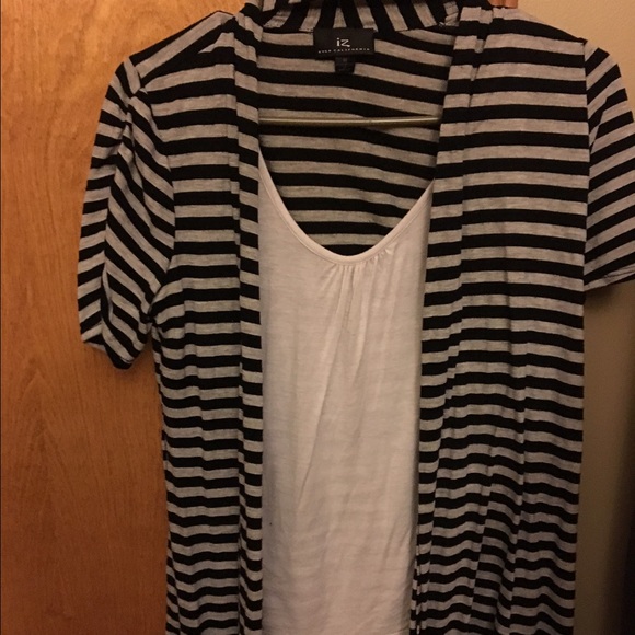 Black and gray top