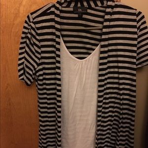 Black and gray top