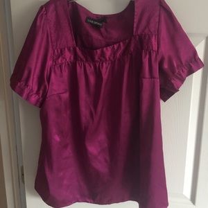 Lane Bryant Plum Blouse