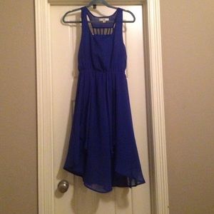 Blue Knee length dress