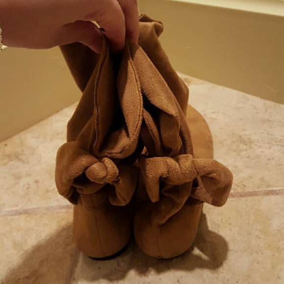 Slouch suede feel ankle boots NEW sz 9 - Picture 3 of 3