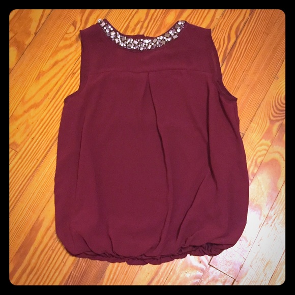 Chic jeweled sleeveless blouse - Picture 1 of 2