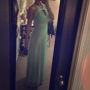 Sea foam green prom /formal dress