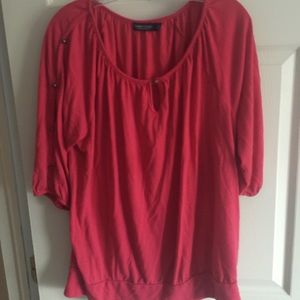 Faded Glory Burnt orange blouse