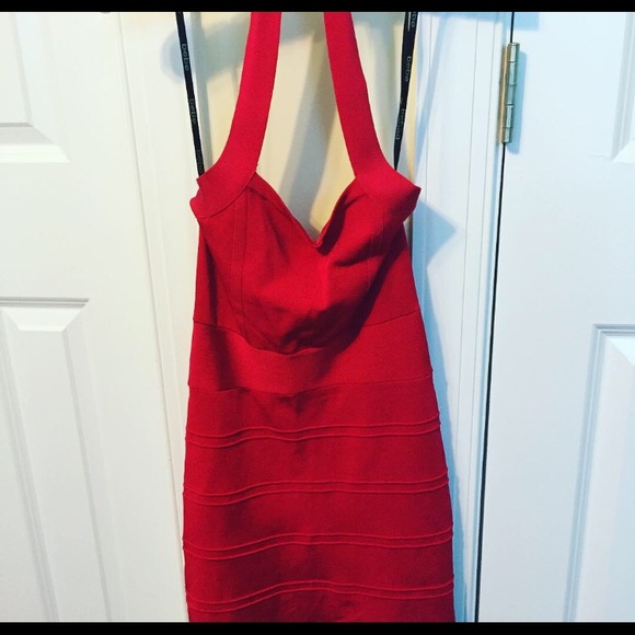 Skin tight Bebe dress