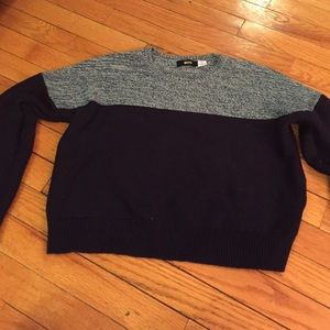 Two colored long Crop Sweater Urban Outfitters