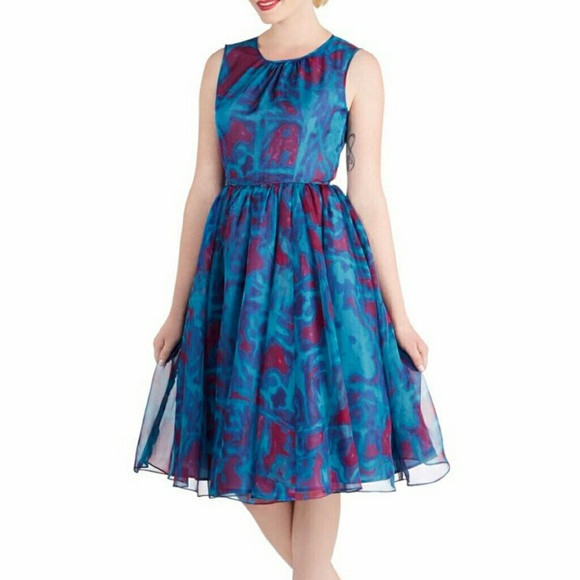 Modcloths bright on schedule dress
