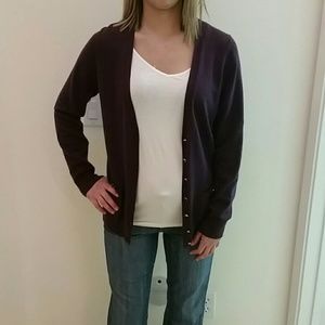 Banana Republic purple cardigan