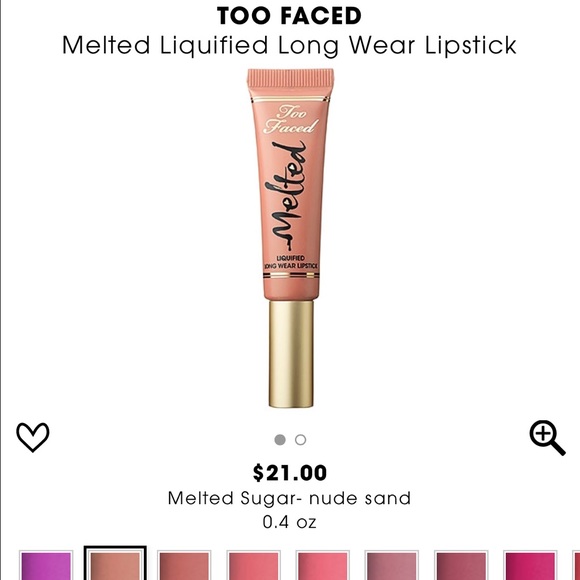 Too Faced Melted Sugar Long-Wear Liquid Lipstick